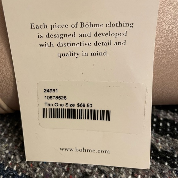 NWT Moda Luxe blush cream purse from Böhme. Dual straps. - Picture 9 of 9